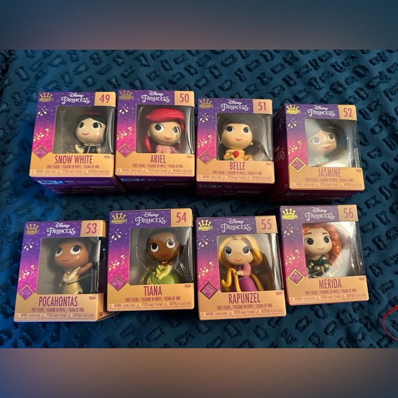 Disney Princess Funko pop set (8 piece, rare Merida) - Picture 1 of 2